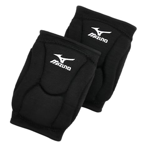 Mizuno Elite 9 SL2 Volleyball Kneepad, Black, Large