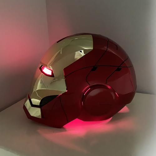 Iron Hero MK 5 1:1 Wearable Helmet :Voice, Touch, and Remote Control, Realistic Sound Effects, Can Cosplay and Collectible...