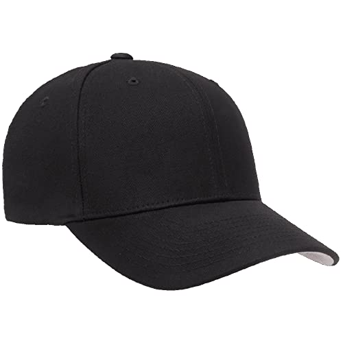 Flexfit 5001 Standard Cotton Twill Structured 6-Panel Fitted Baseball Cap | Bulk Pack Available