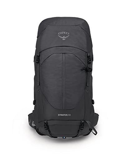 Osprey Stratos 44L Men's Hiking Backpack, Tunnel Vision Grey