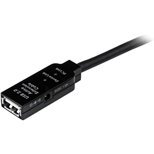 StarTech.com 10m USB 2.0 Active Extension Cable M/F - 10 meter USB 2.0 Repeater / Extender Cable USB A (M) to USB A (F) 10...