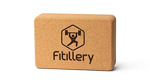 Fitillery Yoga Block, Resilient Material, Easy to Grip, Comfortable Edges - 2 PACK
