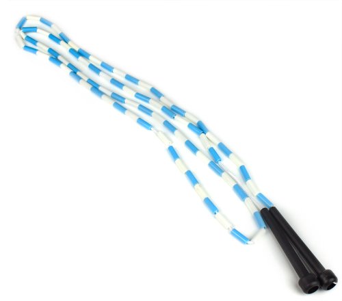 K-Roo Sports Jump Rope with Plastic Beaded Segmentation