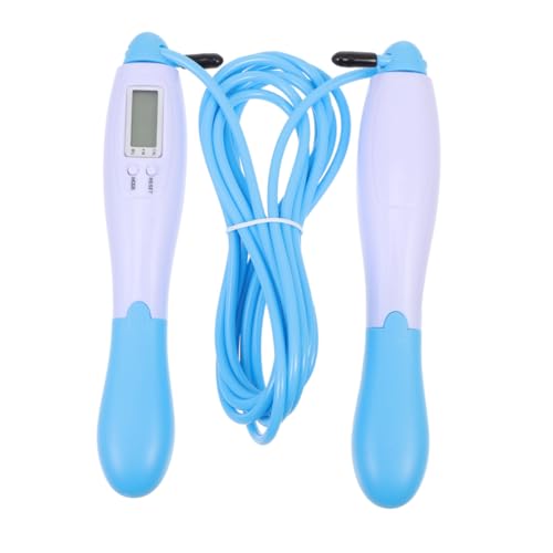 Alipis Electronic Counting Jump Rope Fitness Training Steel Wire Exercise Skipping Rope Digital Counter Outdoor Workout Ho...