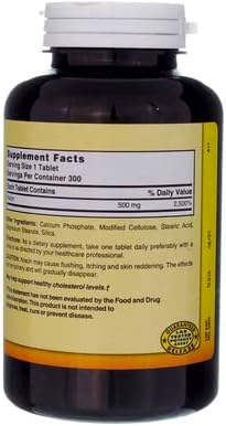 Nature's Blend Niacin Timed Release 500 mg 500 mg 300 Tabs