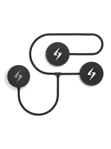 Syphon SoundPro: Ultra-Thin 9.6mm Bluetooth Moto Headphones - Glove-Friendly Controls, Massive Sound, IP55 Waterproof, Bui...