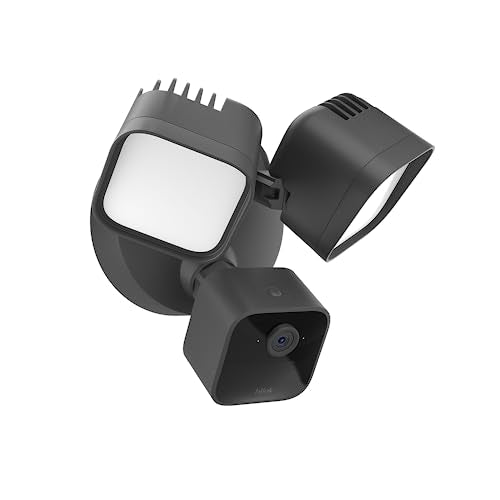 Blink Wired Floodlight Camera - Smart security camera, 2600 lumens, HD live view, enhanced motion detection, built-in sire...