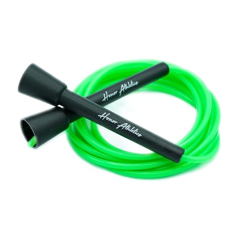 HONOR ATHLETICS Speed Rope, Skipping Rope - Best for Double Under, Boxing, MMA, Cardio Fitness Training Condition - Jump Rope