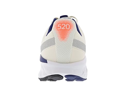 New Balance Women's Fresh Foam 520 v9 Running Shoe, Angora/Blue Oyster, 7.5