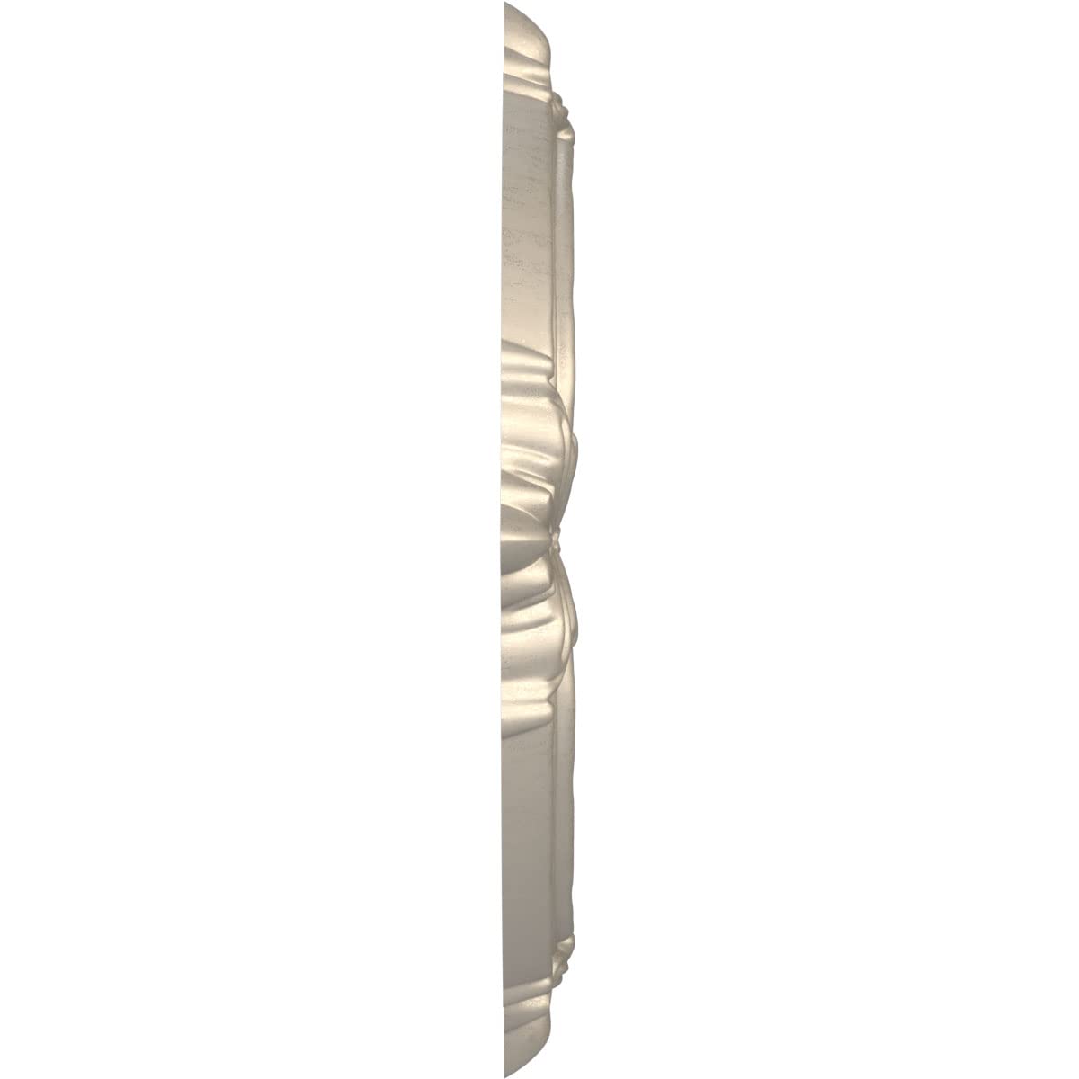 Ekena Millwork Cmp10Atcsv Attica Thermoformed Pvc Ceiling Medallion (Fits Canopies Up To 4 1/8), 10Od X 3 1/2Id X 3/4P, Metallic