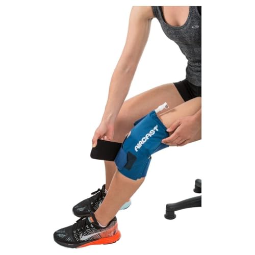 Aircast Cold Therapy Universal Fit Knee Cryo and Cuff with Gravity-Fed Non-Motorized Cooler for Maximum Cryotherapy (Blue,...