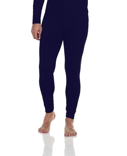 Body Glove Fleece Lined Thermal Leggings for Men Winter Long Johns Base Layer Performance Underwear Mens Insulated Bottom