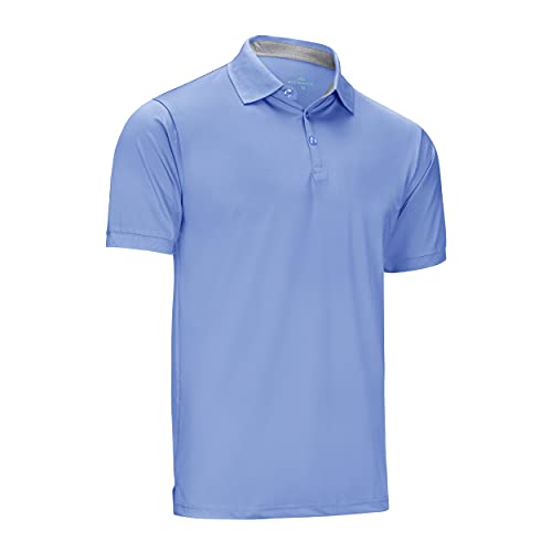 Mio Marino Golf Polo Shirts for Men - Dry Fit - Ultra-Thin Breathable Fabric