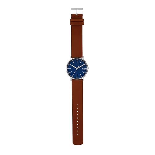 Skagen Signatur Minimalist Men's Watch with Stainless Steel Bracelet, Mesh or Leather Band