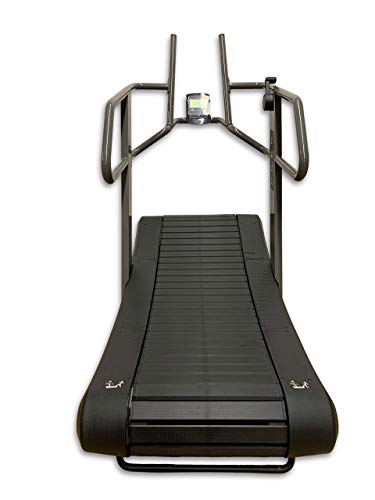 SB Fitness Equipment CT700 Self Generated Manual Curved Commercial Treadmill with 8 Resistance Levels for Sprinting and Sl...