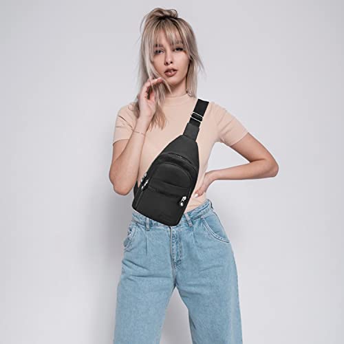 Banelu Small Sling Backpack Crossbody Sling Bag for Women, Chest Bag Daypack Fanny Pack Cross Body Bag for Outdoors Hiking...