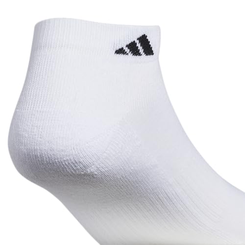 adidas mens Athletic Cushioned Low Cut Ankle Socks (6-pair Pack)