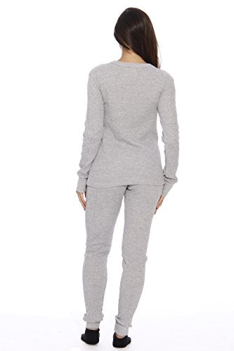 Just Love Women's Thermal Underwear Pajamas Set