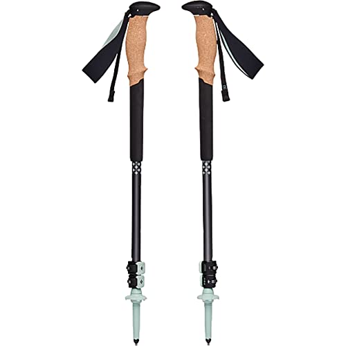 BLACK DIAMOND Pursuit Trekking Poles (Pair) | Natural Cork Grips | FlickLock Adjustable Aluminum Shafts | Ergonomic Poles ...