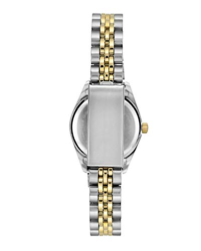 Armitron Women's 75/2475MOP Genuine Crystal Accented Two-Tone Bracelet Watch