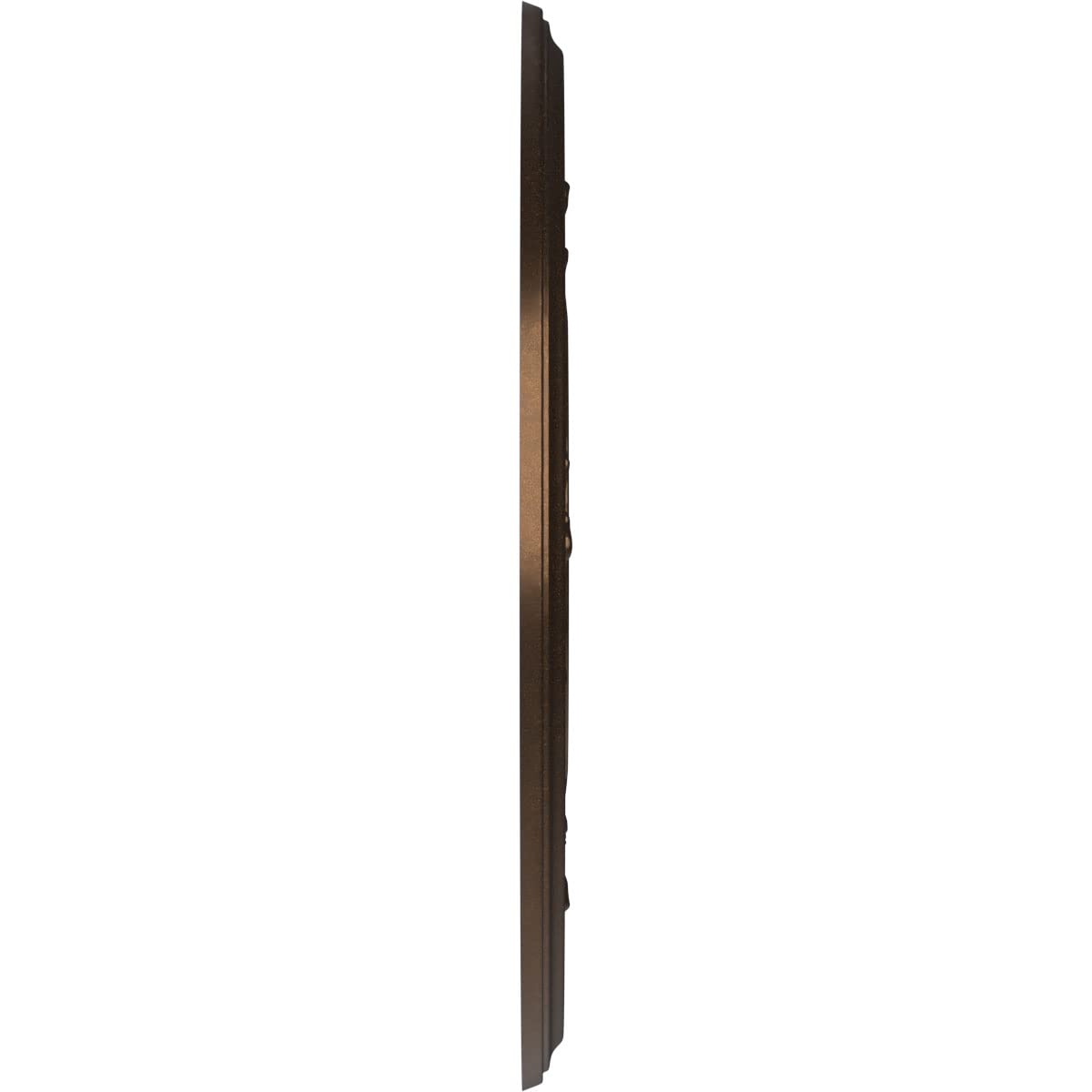 Ekena Millwork Cmp13Bacab Baltimore Thermoformed Pvc Ceiling Medallion (Fits Canopies Up To 5 1/4), 13Od X 3 1/2Id X 3/4P, Metal