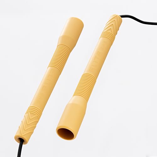Elite Jumps Fit Rope or Fitness - Premium 4mm Pvc Speed Jump Rope - Indoor and Outdoor Exercise - Adjustable Cables, Aerob...