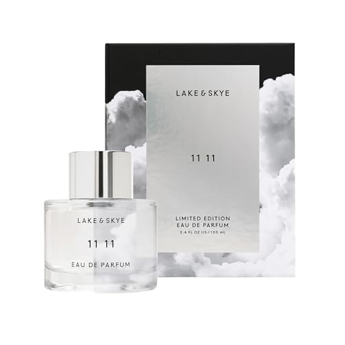 Lake & Skye 11 11 Eau de Parfum Vial Spray Sample, 0.06 fl oz (2 ml) - Skin Musk, Clean, Vegan, Paraben-Free, Cruelty-Free