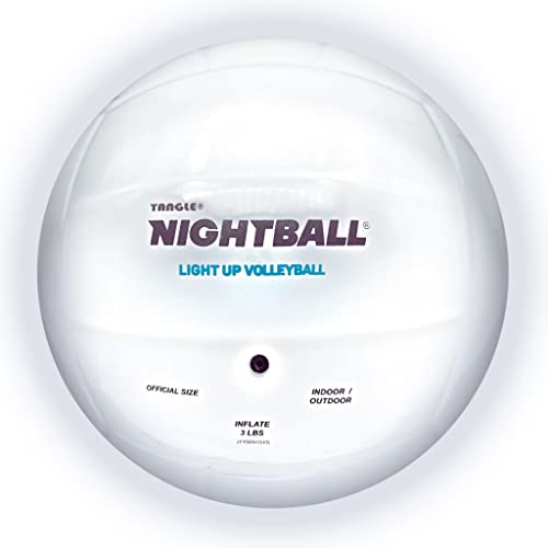 Nightball LED Volleyball - Glow in The Dark Outdoor Volleyball for Teens - Teen Gift