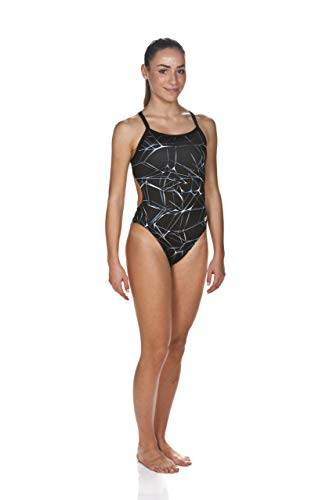 ARENA One Piece Swimsuit Women Athletic Apparel - Open Back Swimming & Training Suit - Challenge Back