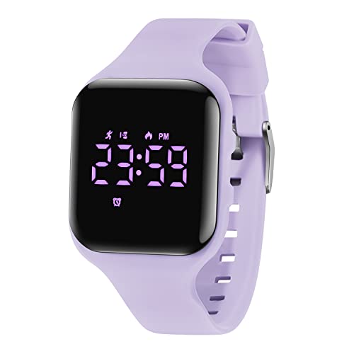 Kids Watches for Girls Boys Digital Sport Watch with Step Counter Pedometer Vibration Alarm Clock, No App Waterproof Fitne...