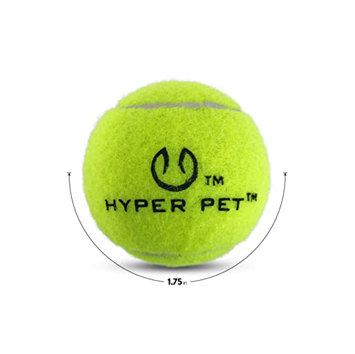 Hyper Pet Dog Tennis Balls - 12 Pack 2.5" for Exercise and Fetch; Interactive Toys; Great for Small Breeds