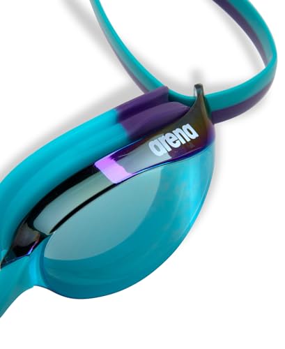 ARENA Unisex Kids Junior Python Swim Racing Goggles Ages 6 to 12 Young Competitive Swimmers