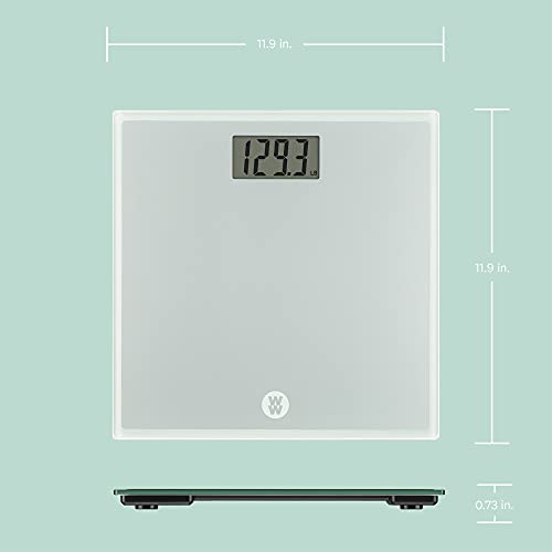 Weight Watchers Scales by Conair Scale for Body Weight, Digital Bathroom Scale in Glass