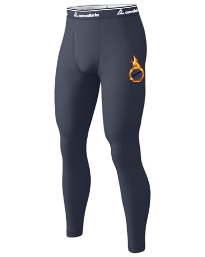 Men's Thermal Pants Fleece Lined Long Johns Compression Bottom Athletic Base Layer Cold Weather Gear 1 2 4 Pcs