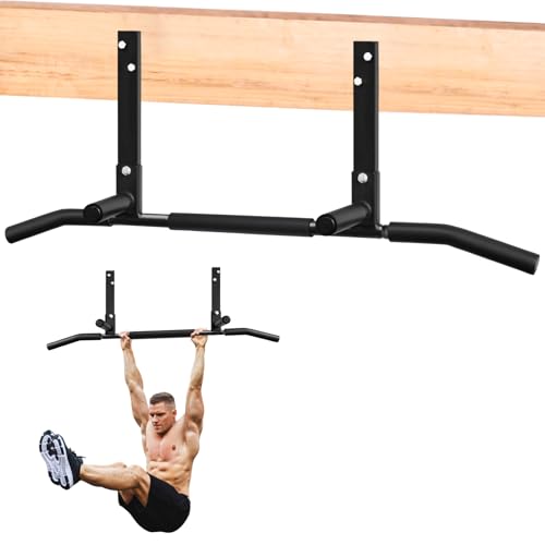 ATENTO Pull Up Bar, Chin Up Bars Ceiling Mount, Workout for Home Gym, Beam, Crossfit - Heavy-Duty, Foam Grip, Easy install...