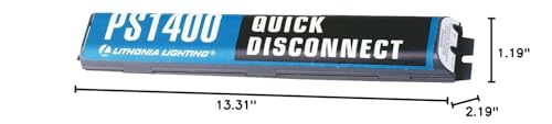 Lithonia Lighting Emergency Ballast Ps1400Qd Mvolt, 1400 Lumens, Black, Thermoplastic & Metal, 120-227 Volts, Quick Disconnect