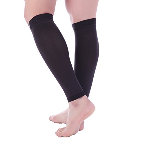 Doc Miller - Compression Calf Sleeve for Short Men & Women, Medical Grade, 15-20mmHg Graduated Support for Running, Shin S...
