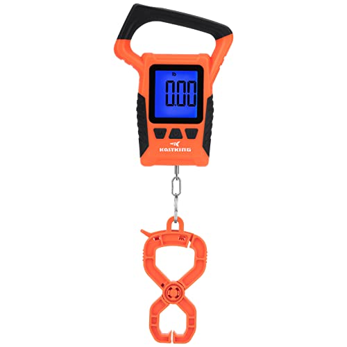 KastKing Fish Scale, WideView Floating Waterproof Digital Scale, 2.5” Large LCD Display, 110lb Capacity, Multi-Mode Pound/...