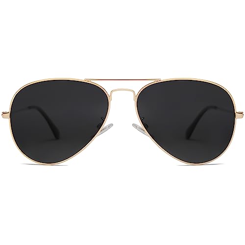 SOJOS Classic Aviator Polarized Sunglasses for Men Women Vintage Retro Style