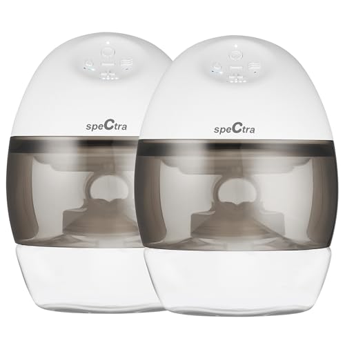 Spectra Baby Spectra Premier Wearable Breast Pump - Hands-Free Portable Breast Pump - Wireless - Comes with 24mm Flanges, ...