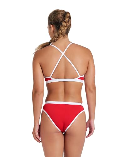 Arena Performance Icons Solid Women's Two-Piece Swimsuit Cross Back MaxLife Bikini Pool Training Suit