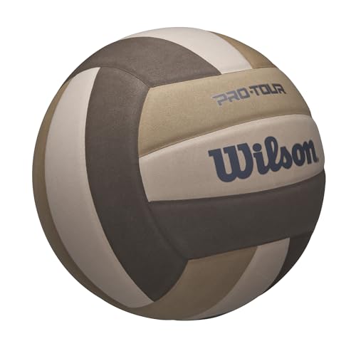 Wilson Pro Tour Volleyball - Official Size, Brown/Tan/Beige