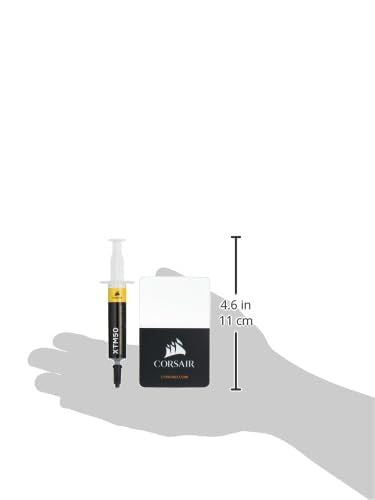Corsair Xtm50 High Performance Thermal Compound Paste | Ultra-Low Thermal Impedance Cpu/Gpu | 5 Grams | W/Applicator For Desktop