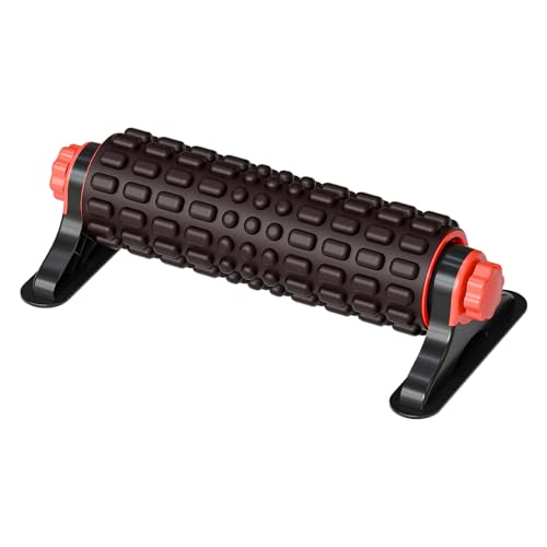 XL IT Band Firm Foam Roller with Resistance Holder - 17 inches - Exercise Roller for IT Band Issues, Deep Tissue Muscle Ma...