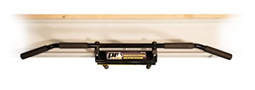 PRO Mountings I-Beam Pull Up Bar/Chin up Bar (Black Long Bar with Bent Ends)