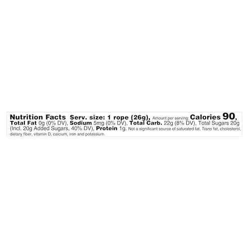NERDS Rope, Candy, Rainbow, Crunchy and Gummy, 0.92 oz