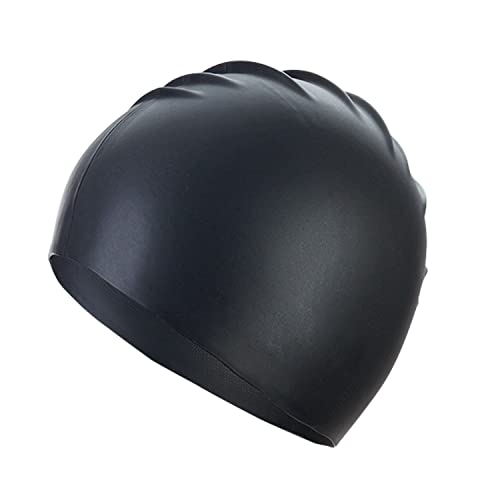 Uttpll Waterproof Silicone Swim Cap, Comfortable Bathing Cap, Swimming Cap for Women and Men, Waterproof Bathing Cap
