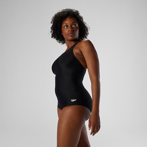 Speedo Womens Swimsuit One Piece Powerflex Ultraback Solid
