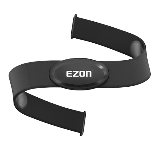 C009Pro Heart Rate Monitor Chest Strap with BLE 5.1& ANT+,HR Monitor Chest Sensor,Up to 400H Battery Life,Sitable for Runn...