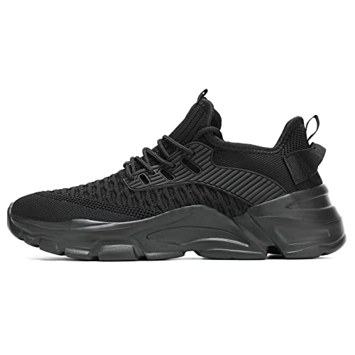 Srenket Men's Running Shoes, Non Slip, Breathable, Lightweight Fashion Sneakers, Slip Resistant Athletic Sports Walking Gy...